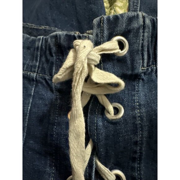 Topshop Wide Leg Y2K Lace Up Jeans Size 34 X 30 - Picture 5 of 5